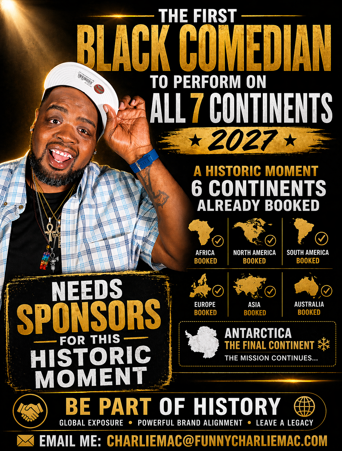Making Comedy History: 7 Continents Documentary campaign photo, 6 of 8