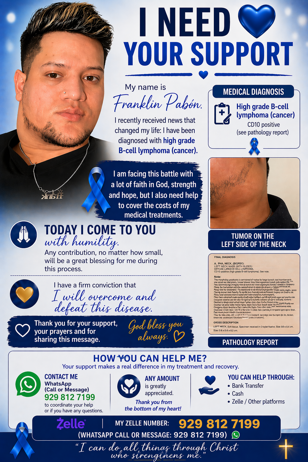 Fundraiser by Frank Pabon : Help me fight cancer — Every donation