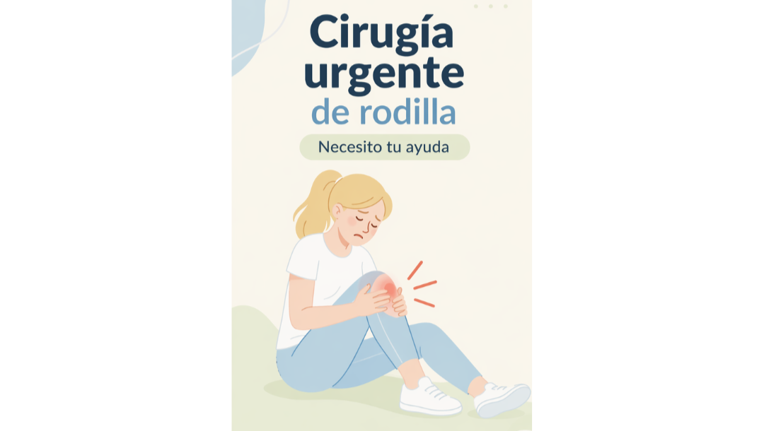 Necesito cirugía urgente de rodilla – apoyo para tratamiento photo