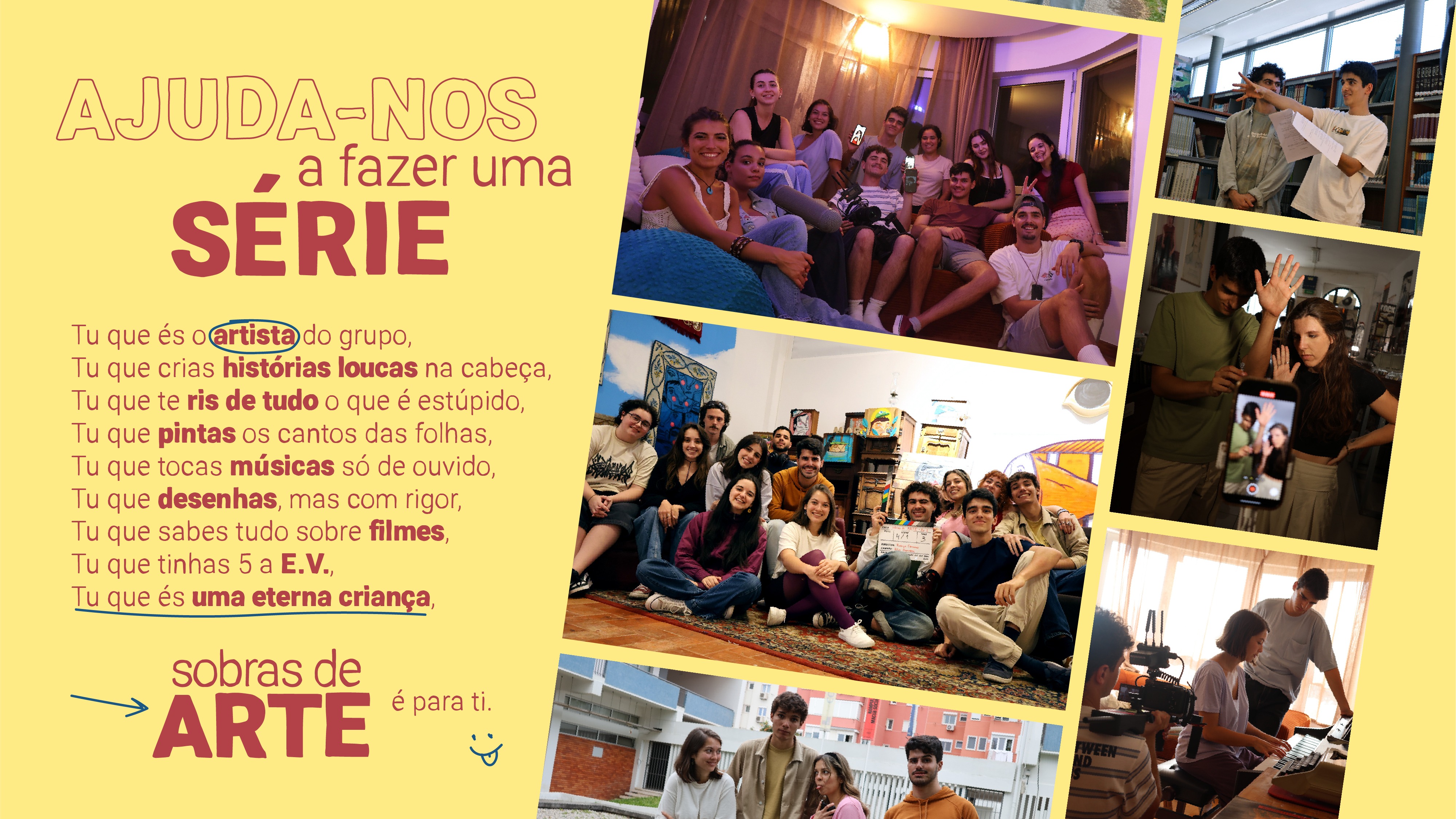 Sobras de Arte - Série de Comédia campaign photo, 2 of 5