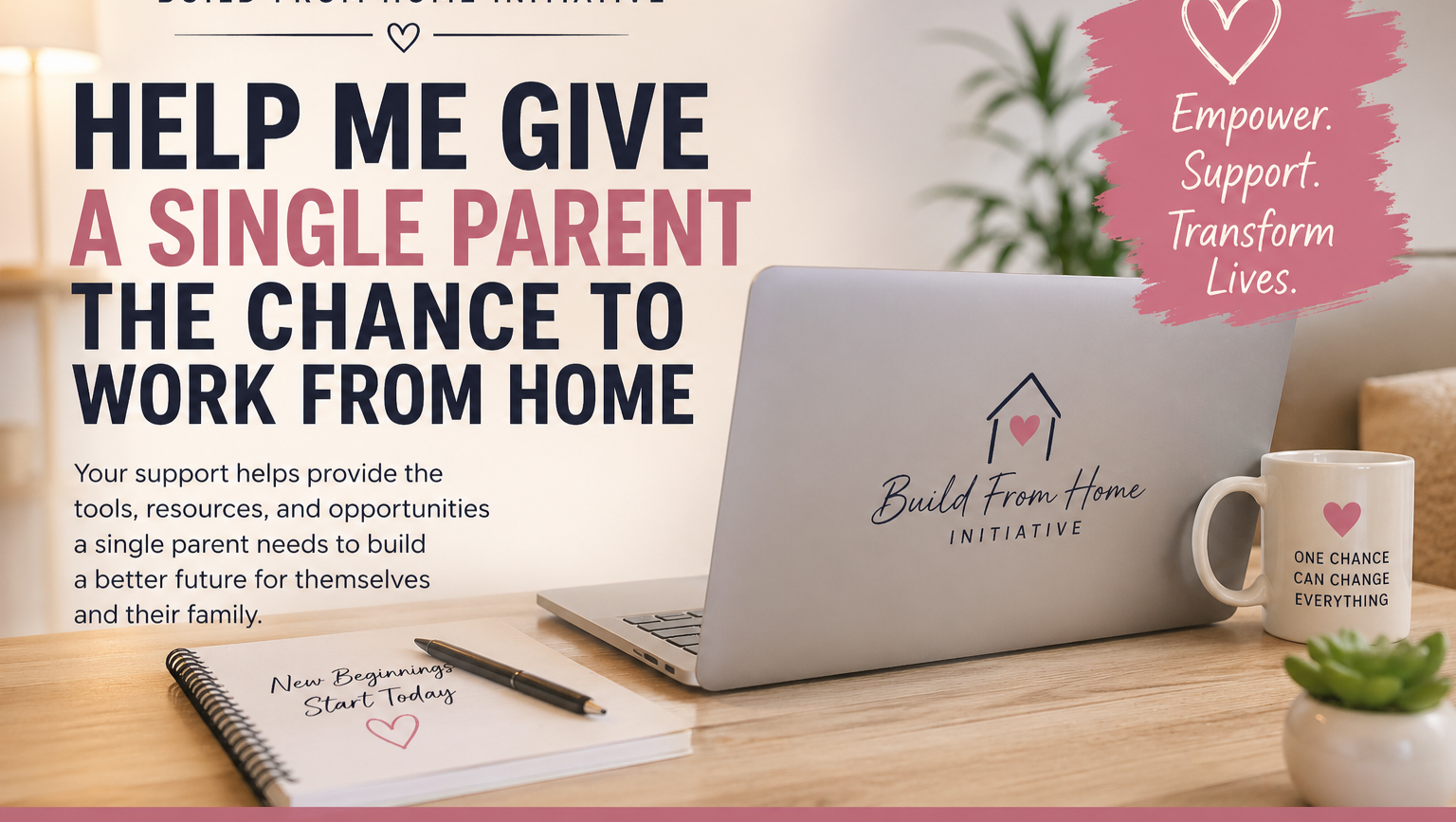 Help Me Give a Single Parent the Chance to Work From Home photo