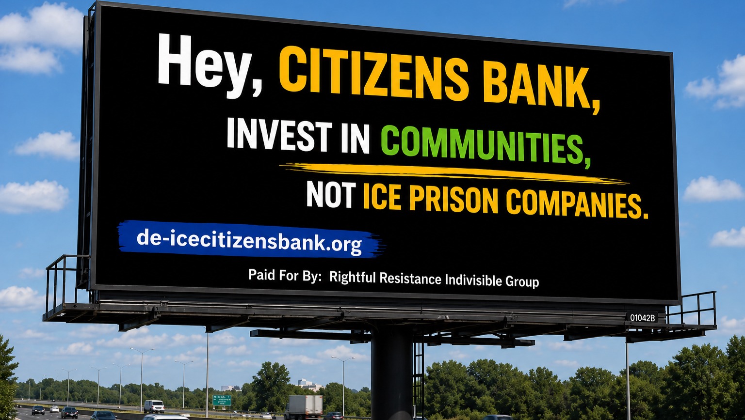 Hold Citizens Bank Accountable: Billboard Campaign photo