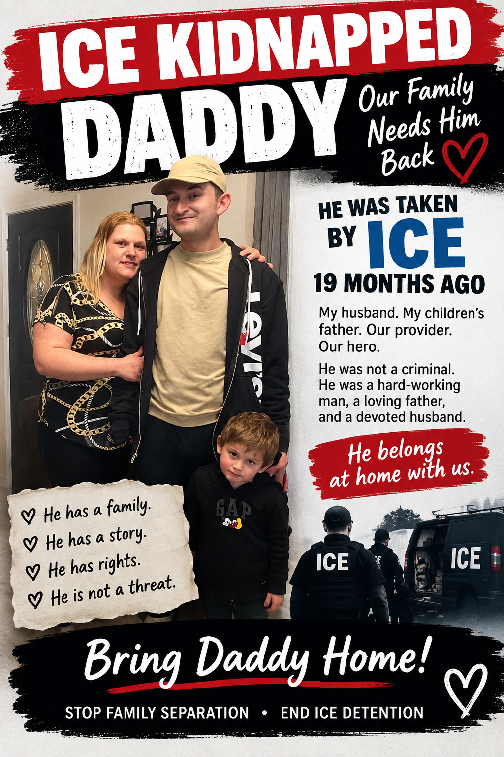 please help us recieve answers and to be reunited campaign photo, 8 of 13