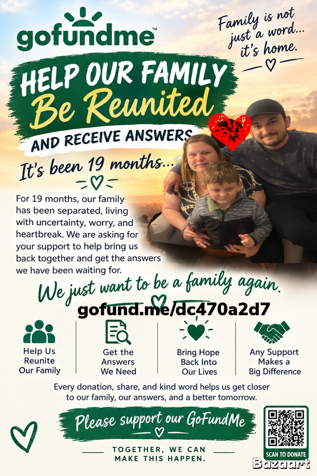 please help us recieve answers and to be reunited campaign photo, 10 of 13