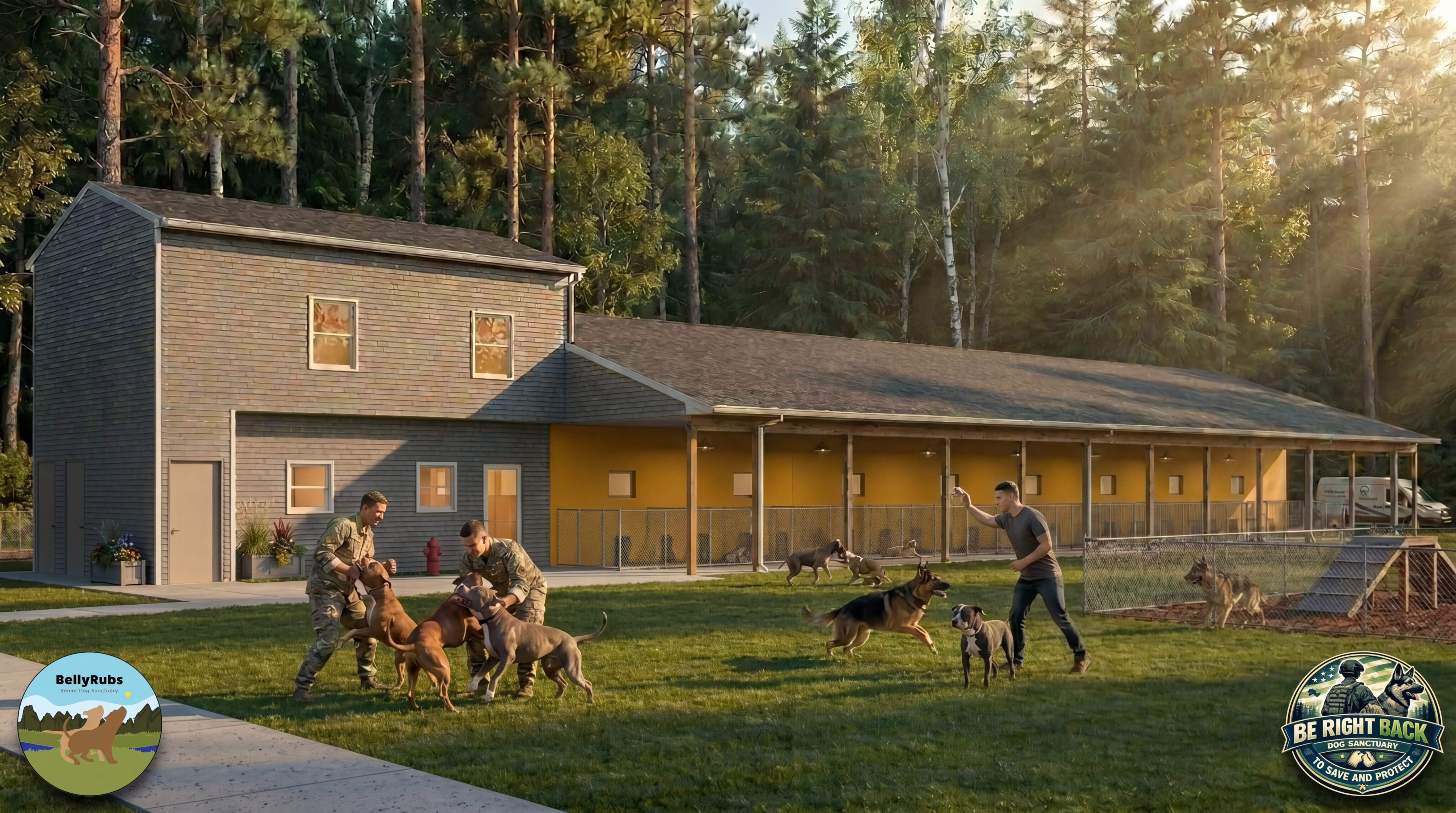 Save Dogs of Deployed Military Personnel: BRB Dog Sanctuary campaign photo, 2 of 8