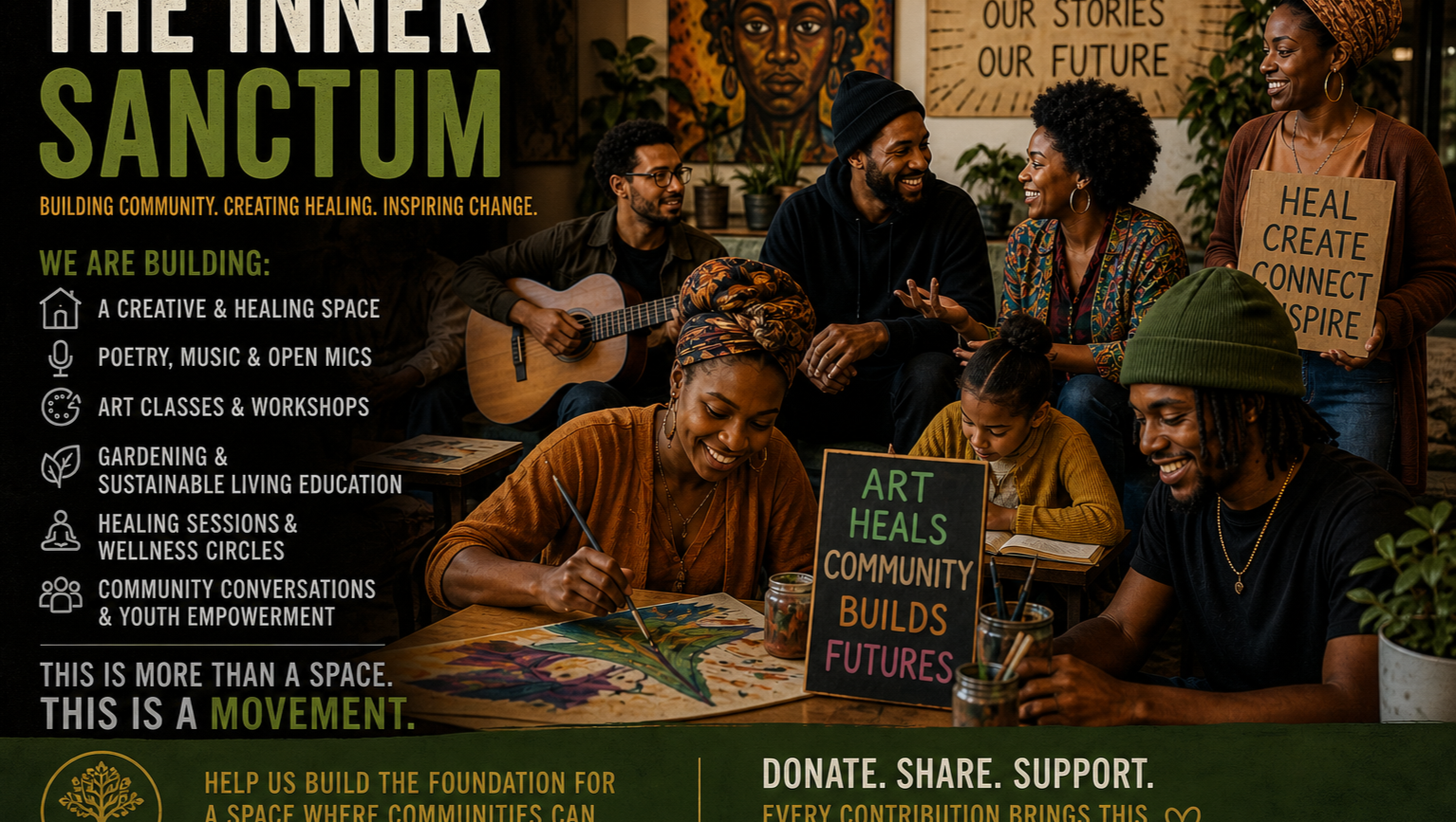 Building The Inner Sanctum for Art and Healing photo