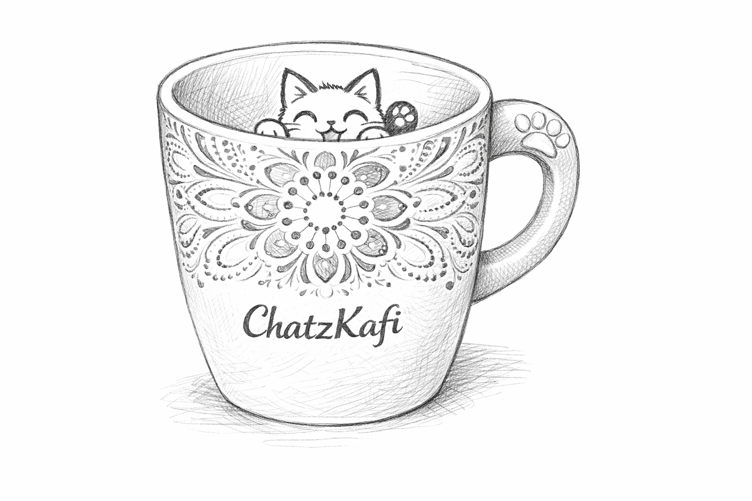 Gemeinsam öffnen wir das ChatzKafi campaign photo, 7 of 8