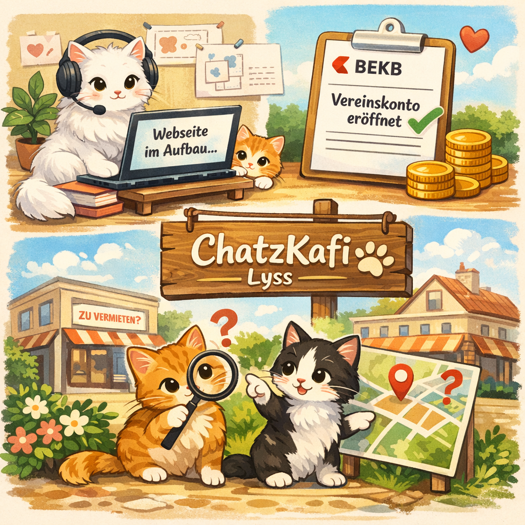 Gemeinsam öffnen wir das ChatzKafi campaign photo, 6 of 8
