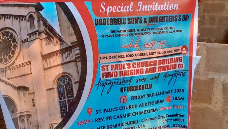 Support for Uboegbelu's Church Project photo