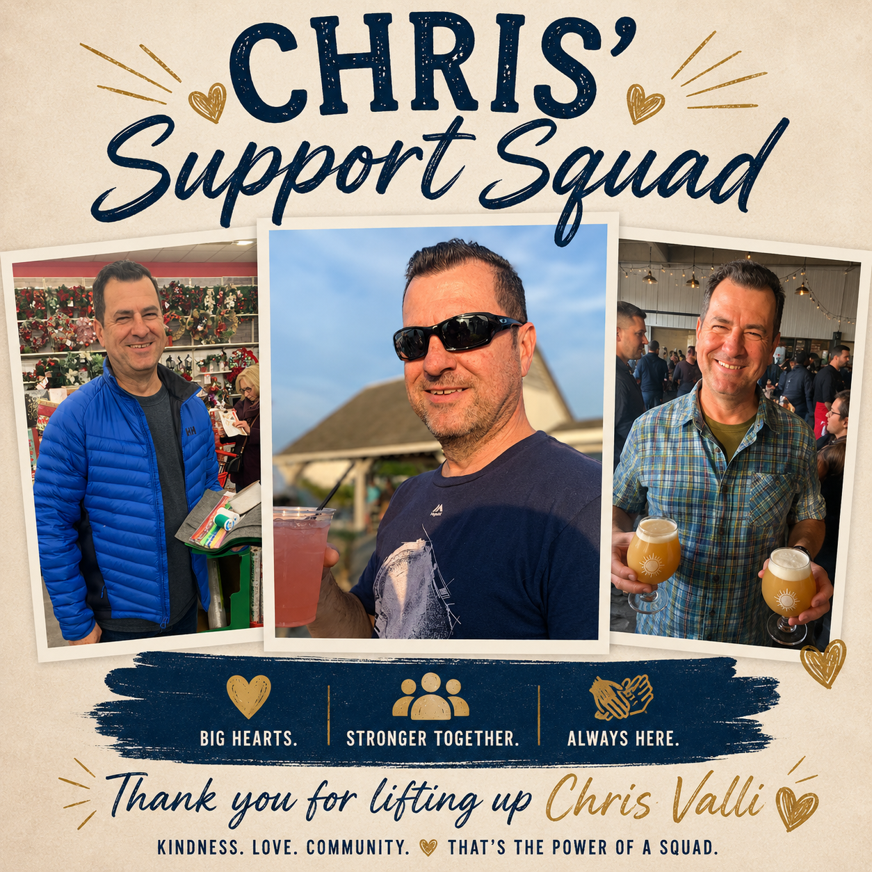 Standing with Chris Valli in His Recovery campaign photo, 6 of 8