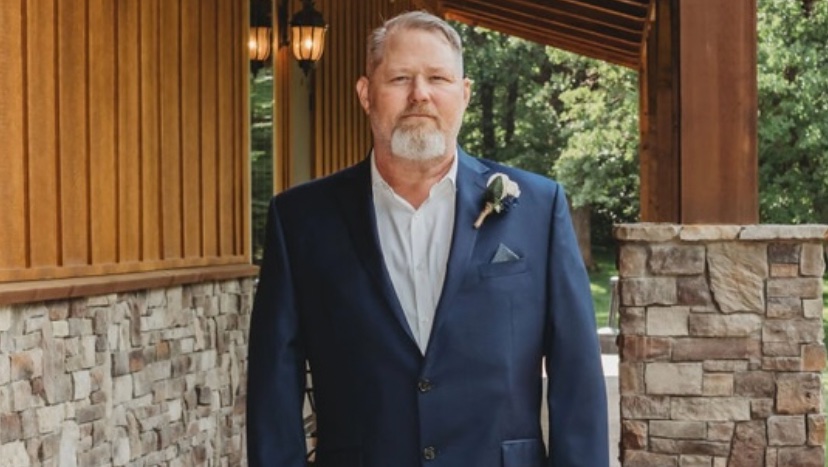 Scott with unexpected medical photo