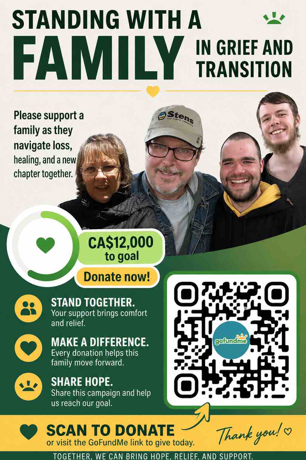 Standing With a Family in Grief and Transition campaign photo, 5 of 7