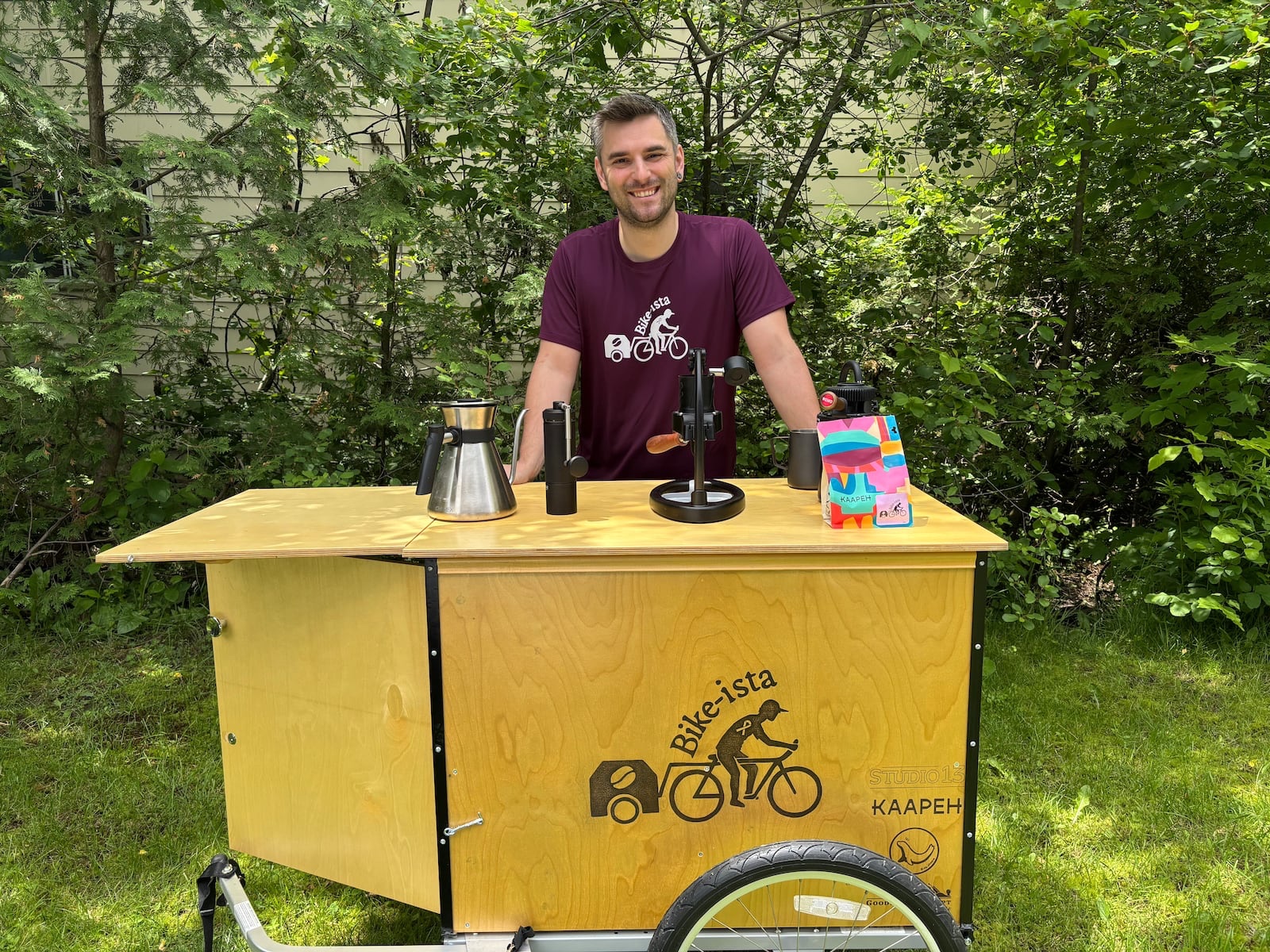Bike-ista : serving free coffee across Canada, for a cause campaign photo, 6 of 8