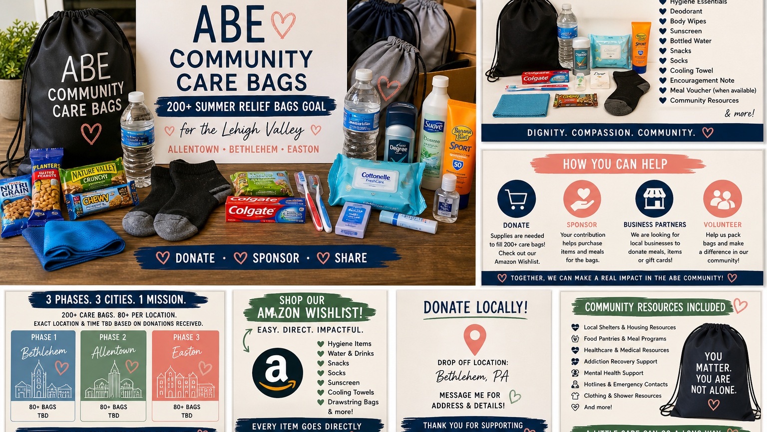  ABE Community Care Bags Outreach Project photo