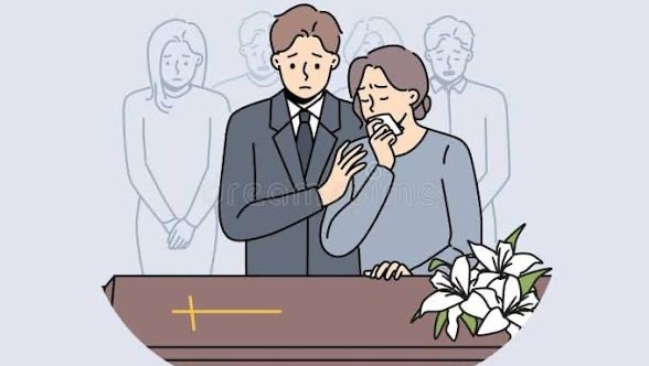 A Mother Forced to Bury her Child photo