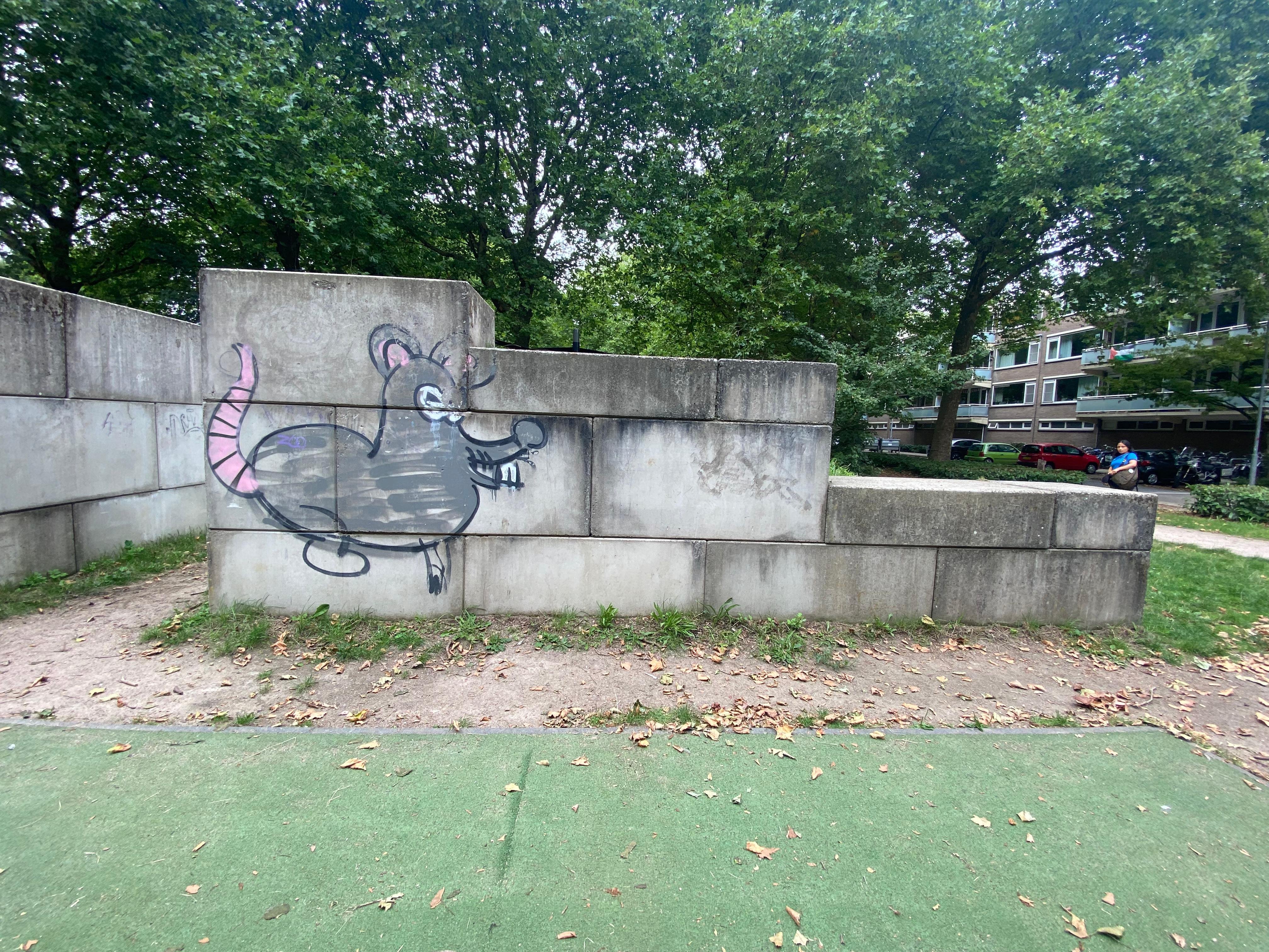 Foto van campagne Muurschildering openbaar sportpark Nobelweg, 5 van 8