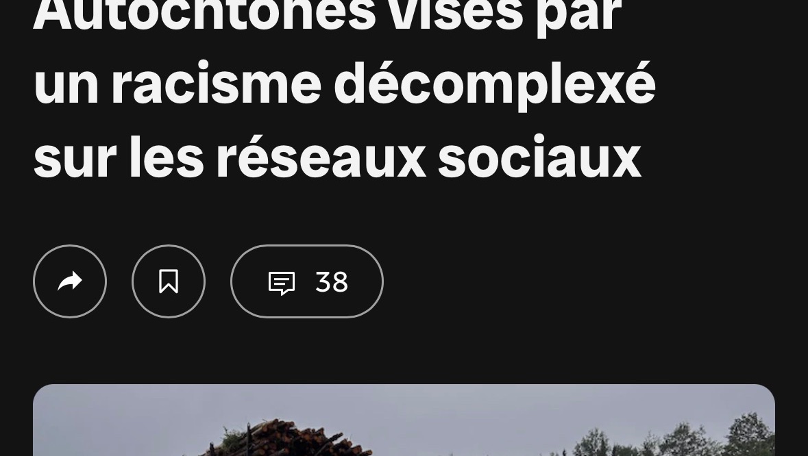 Pour aider la relation entre blanc et première nation photo
