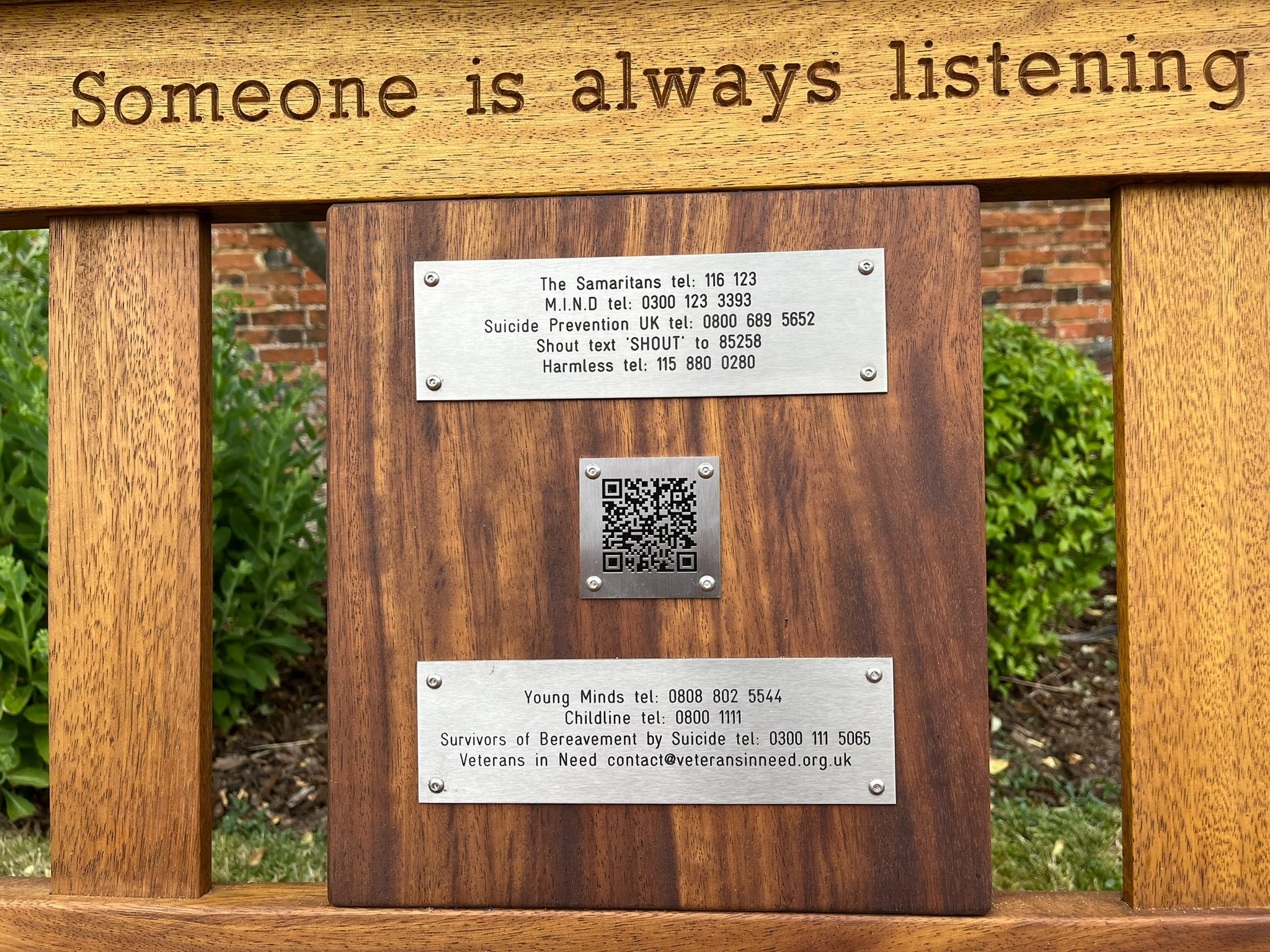Self-illuminating, Suicide Help & Prevention Bench - Bromley campaign photo, 5 of 6