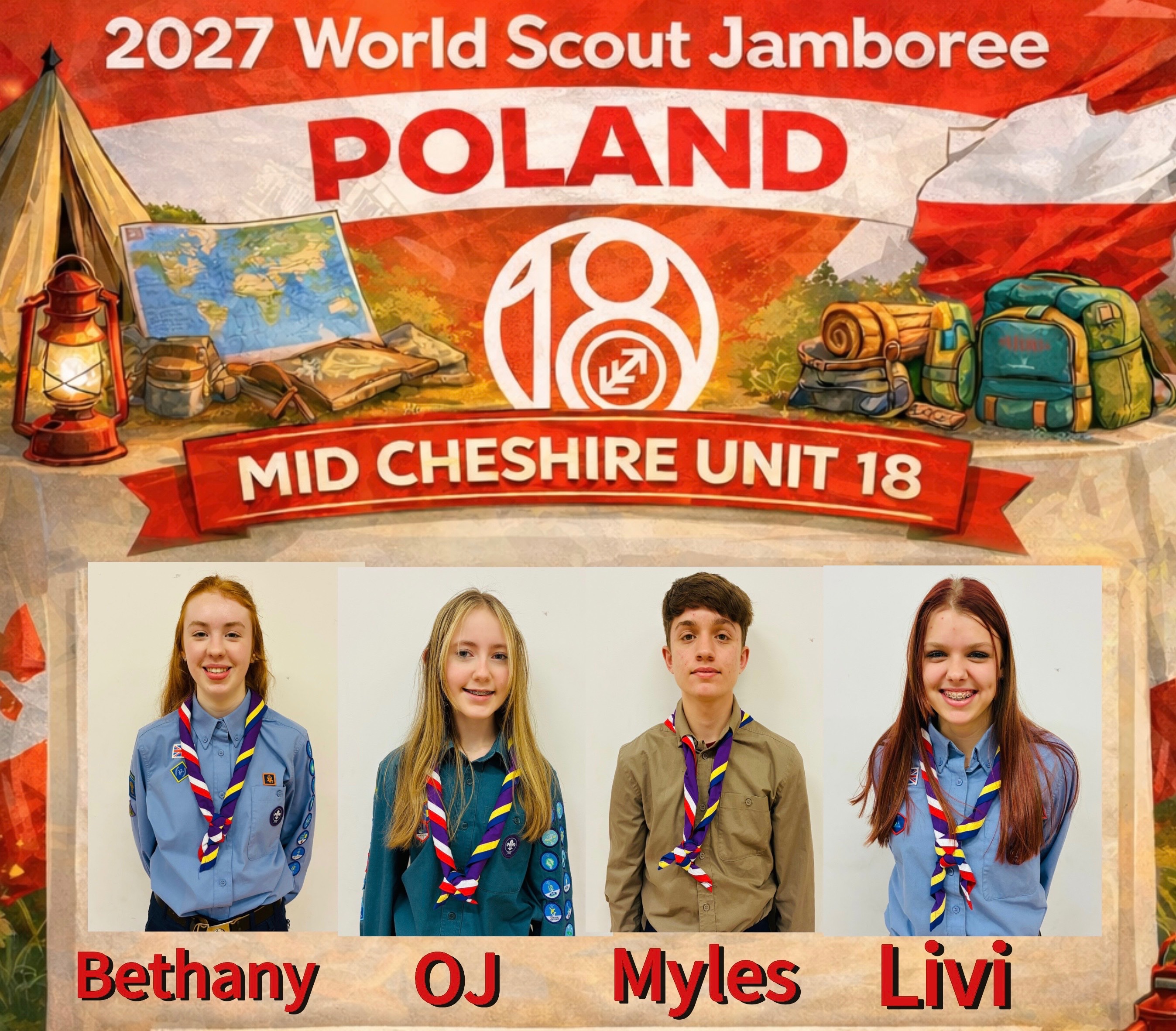 Fun Rising Scouts Fundraiser by Kate Knight : Mid-Cheshire World Scout Jamboree Fundraising