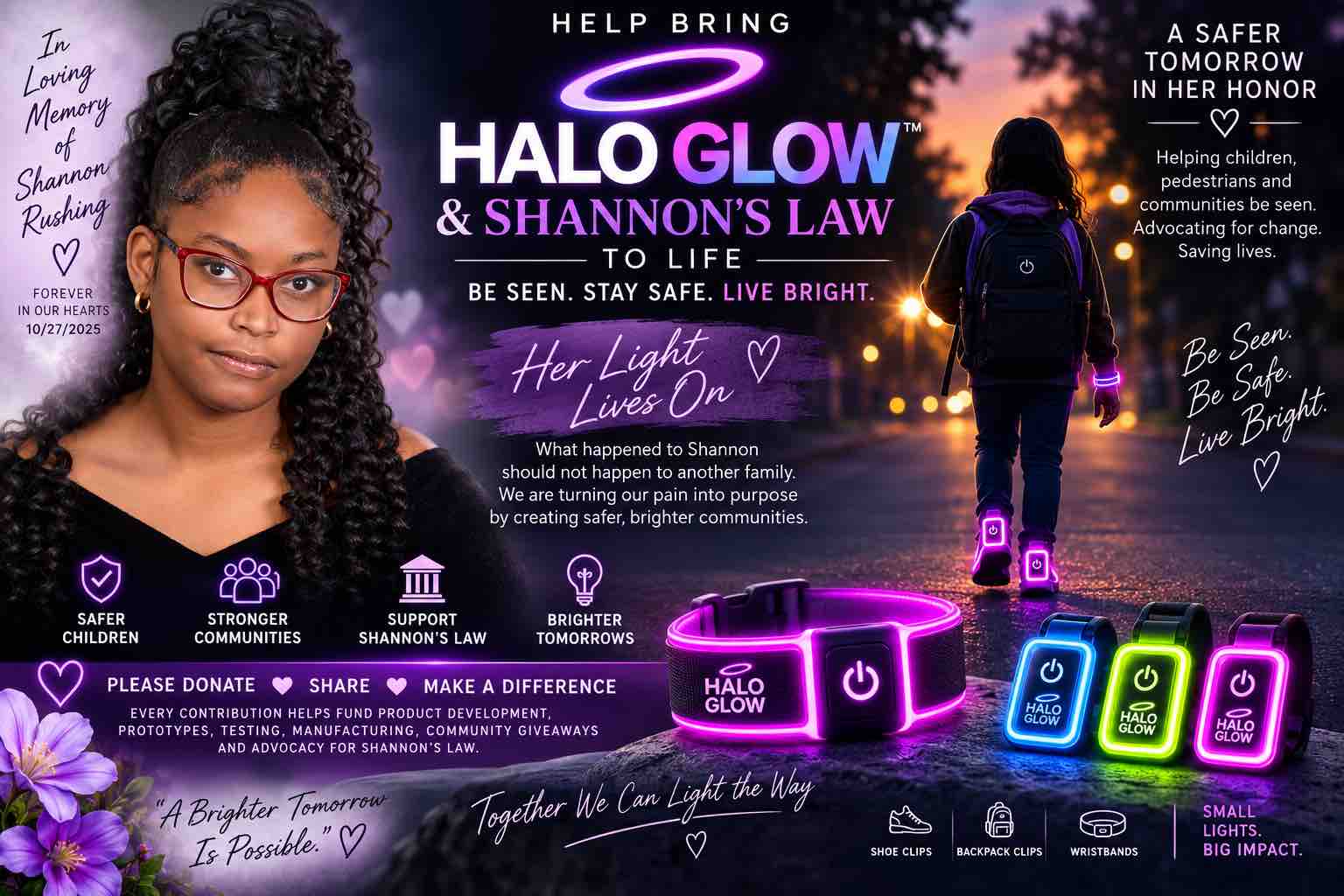 Turn Tragedy to Action: Halo Glow & Shannon’s Law campaign photo, 6 of 8