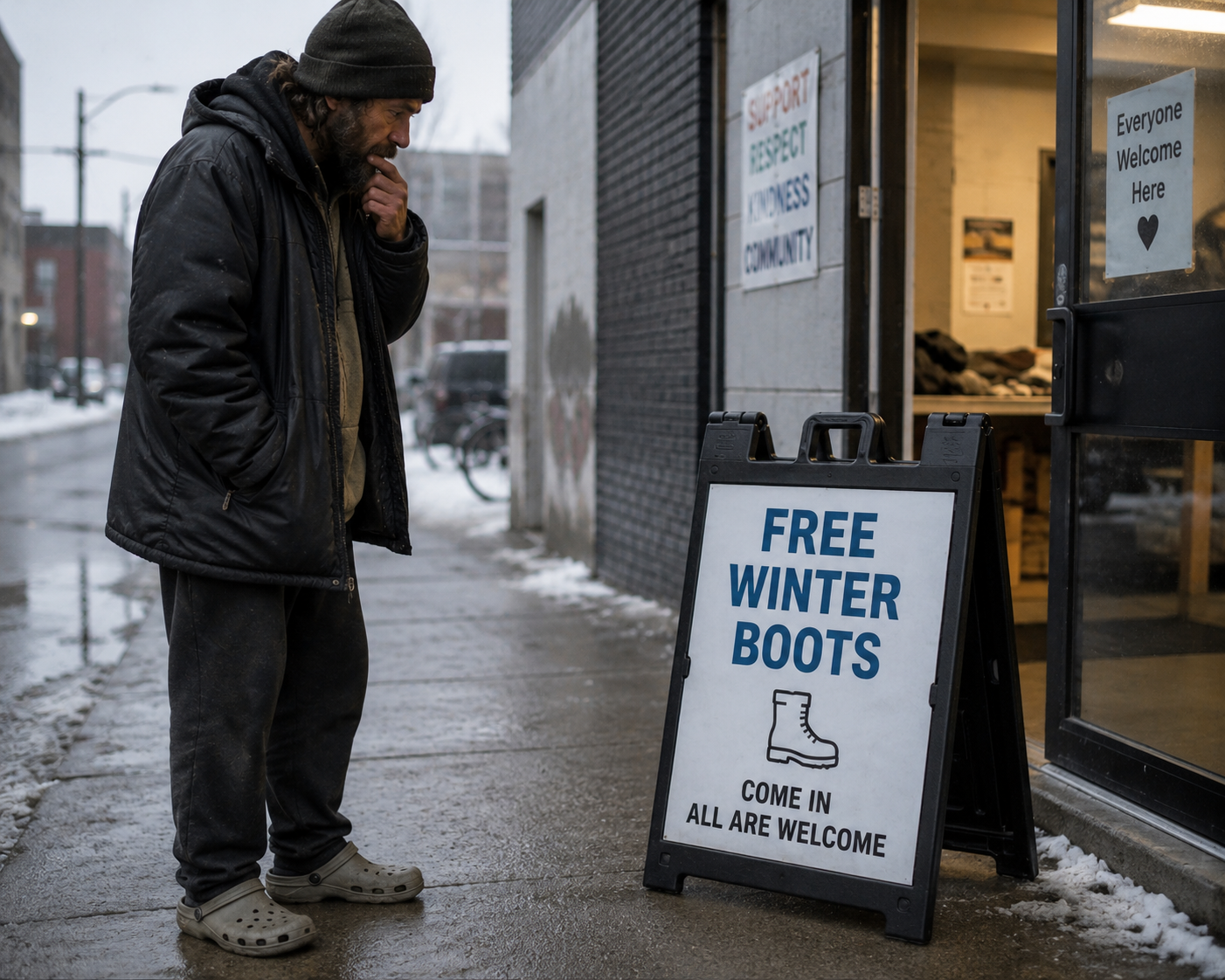Step Out of The Cold campaign photo, 2 of 5