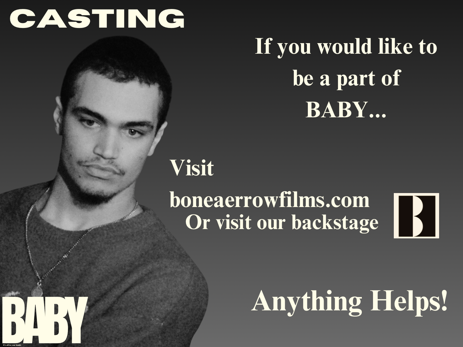 Help Bring 'BABY' to the Big Screen campaign photo, 2 of 5
