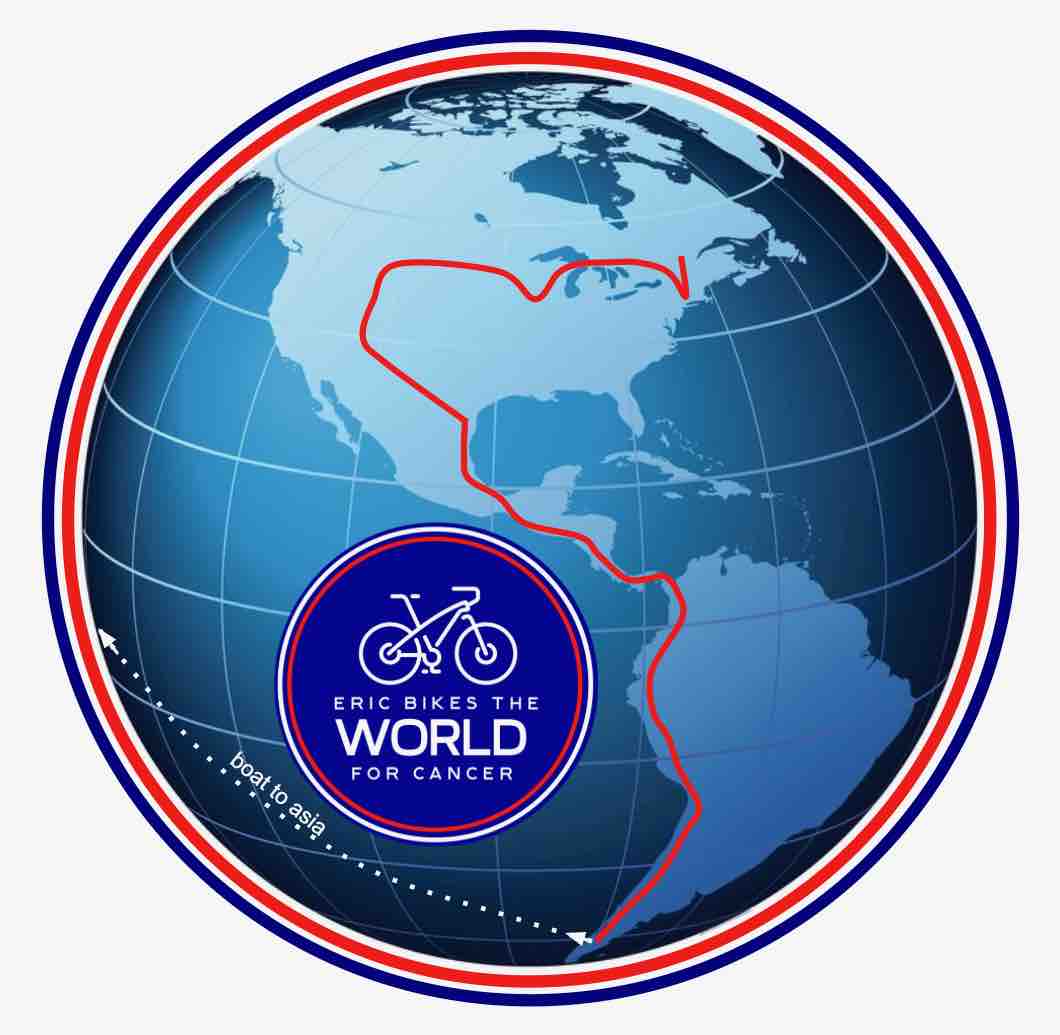 Eric Bikes The World For Cancer campaign photo, 6 of 8