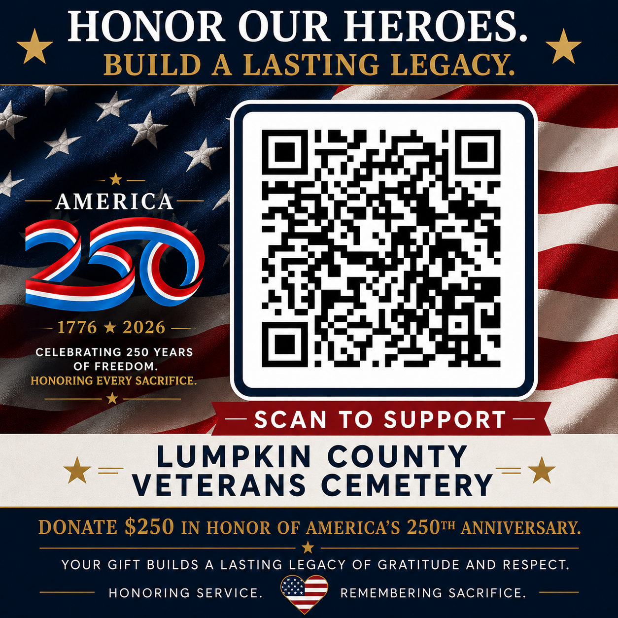 Honor Veterans with a Lasting Memorial in Lumpkin campaign photo, 5 of 8