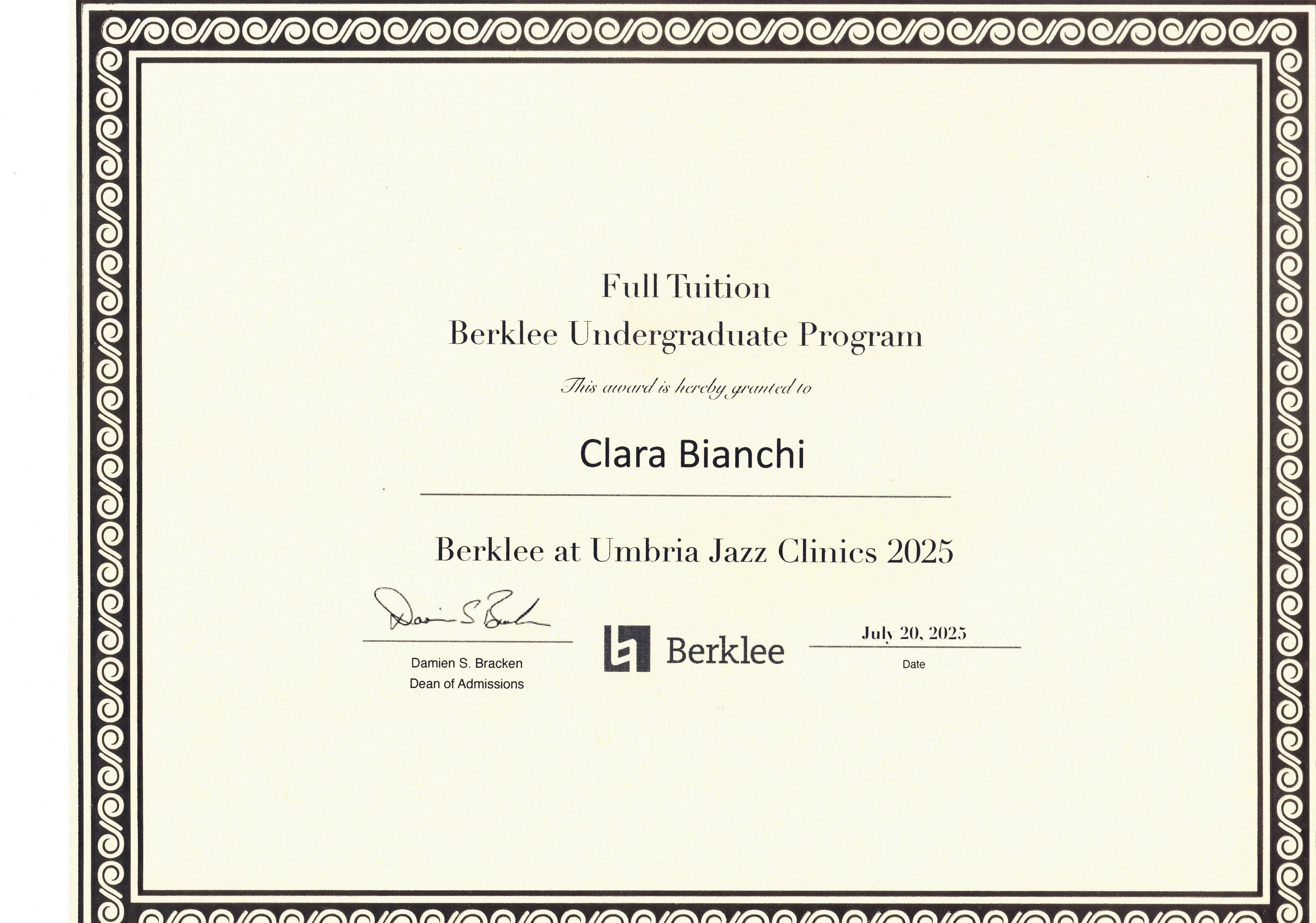 Help Clara Accept Her Full-Tuition Berklee Scholarship campaign photo, 6 of 8