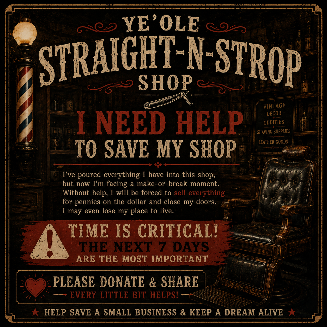 Help Save My Shop and Home campaign photo, 2 of 8