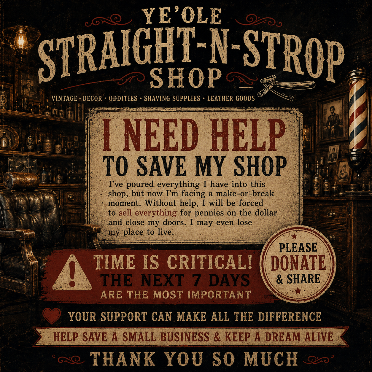 Help Save My Shop and Home campaign photo, 4 of 8