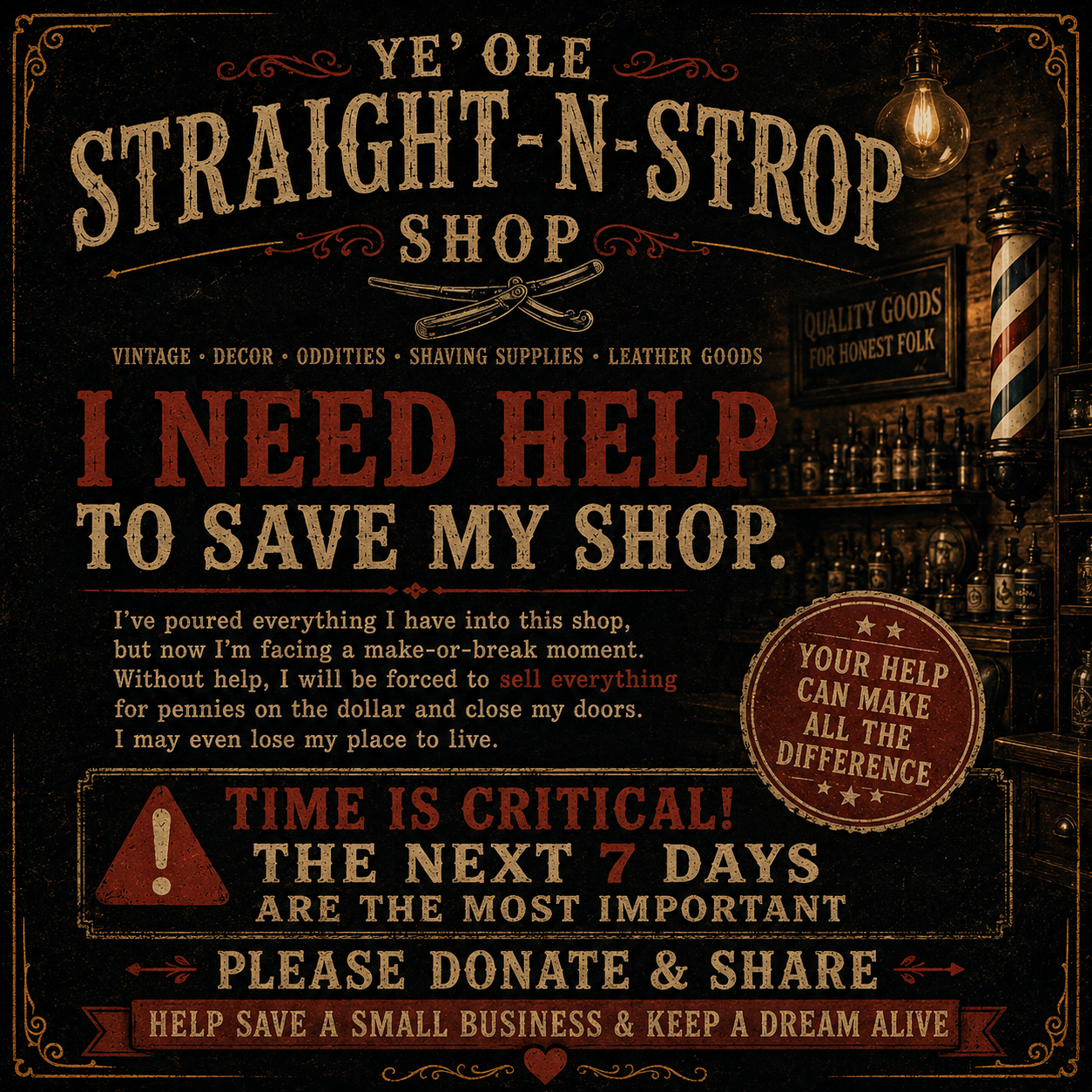 Help Save My Shop and Home campaign photo, 5 of 8