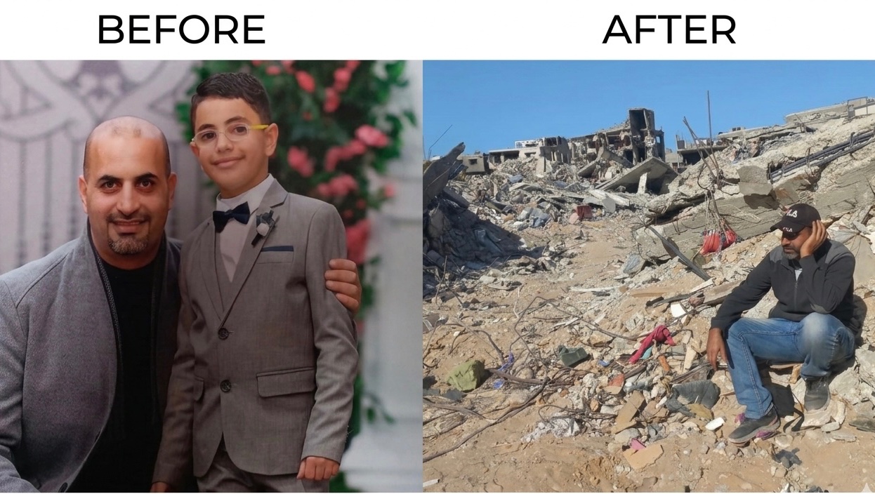Help Mohammad reunite with family and escape Gaza's war photo