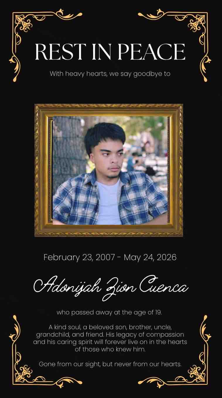 Honoring Adonijah Zion Cuenca's Memory campaign photo, 2 of 8