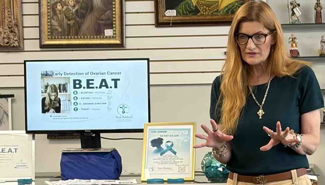 HELP SUPPORT TEAL-Ovarian Cancer Early Signs-SAVE LIVES campaign photo, 5 of 11