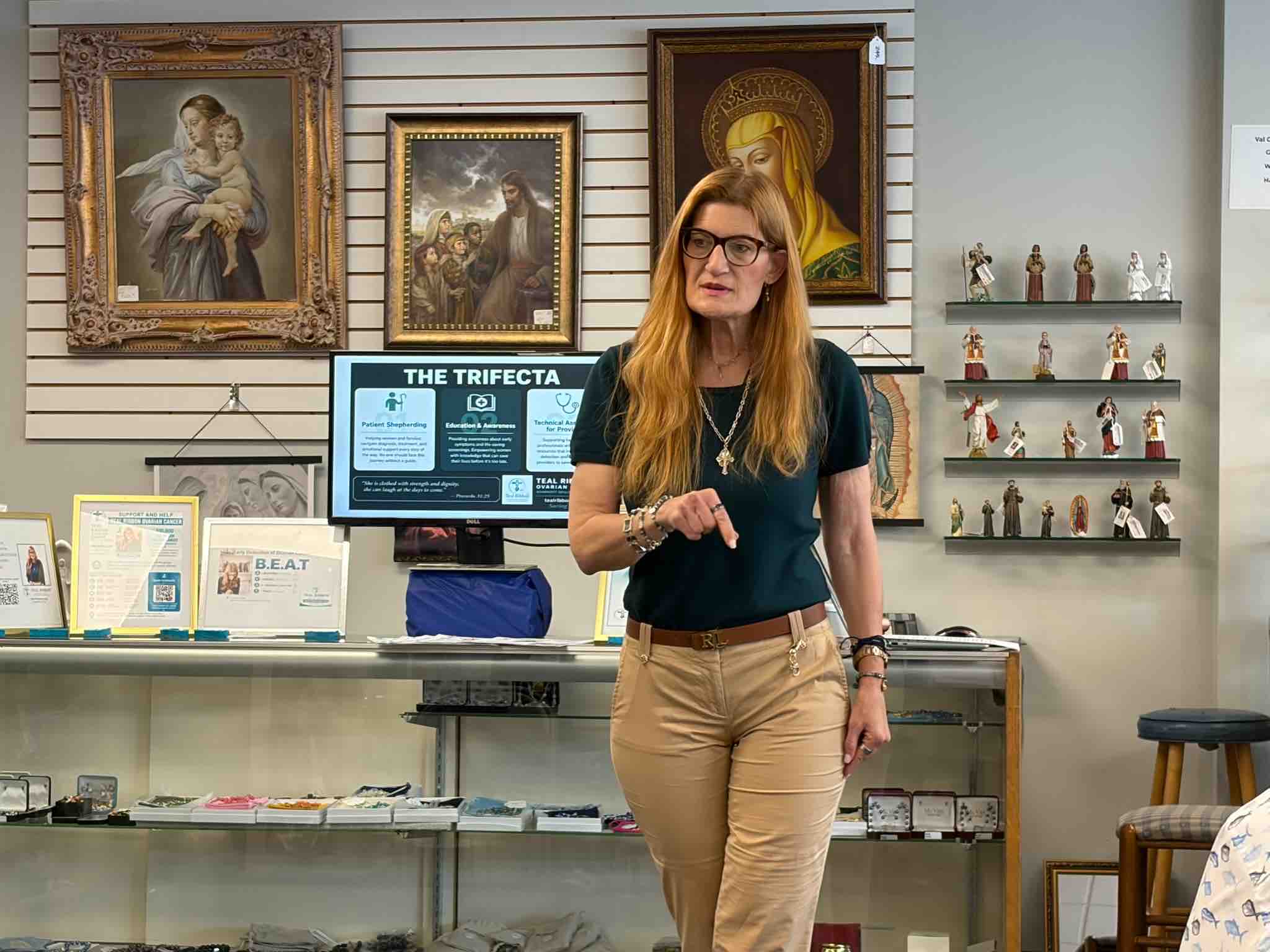 HELP SUPPORT TEAL-Ovarian Cancer Early Signs-SAVE LIVES campaign photo, 6 of 11