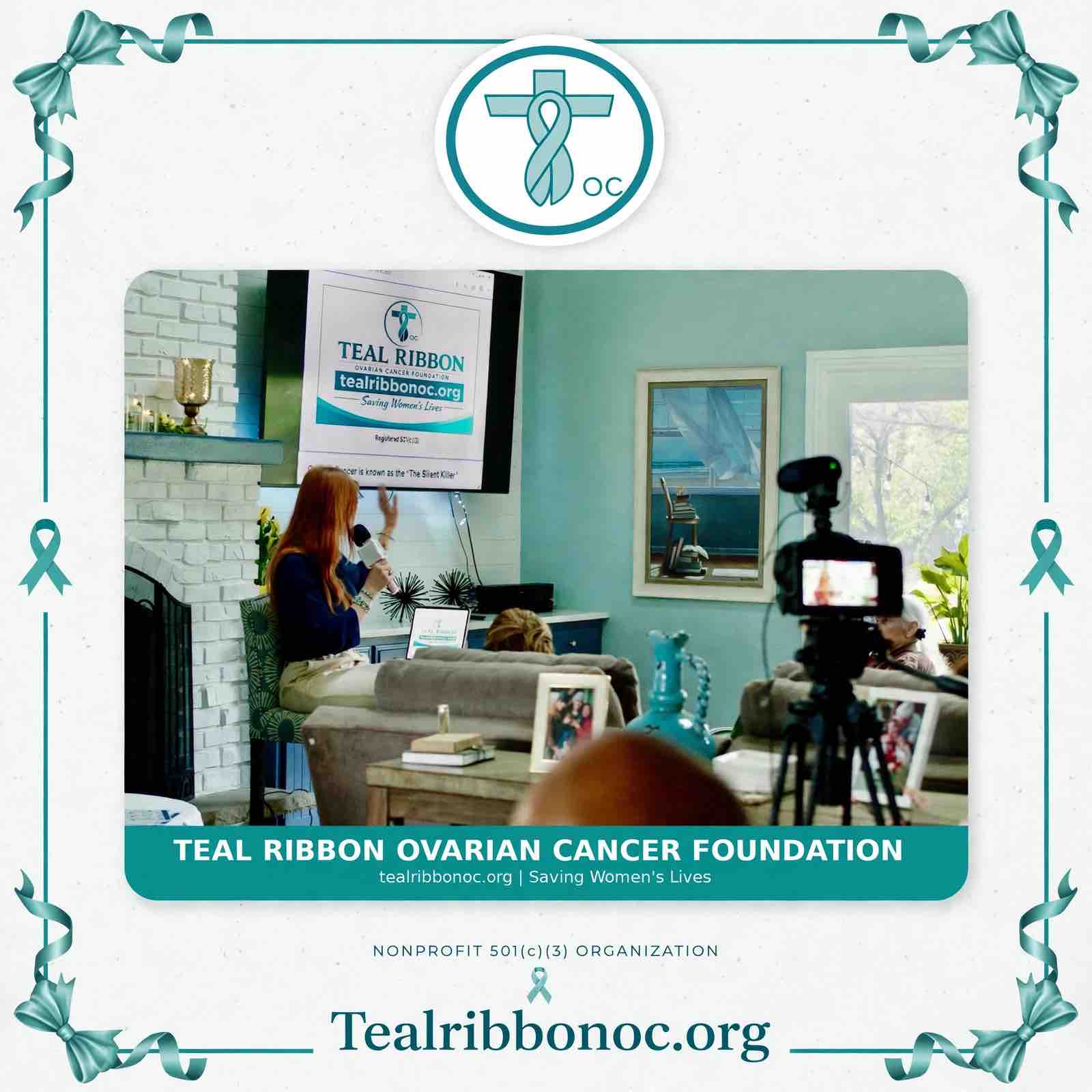 HELP SUPPORT TEAL-Ovarian Cancer Early Signs-SAVE LIVES campaign photo, 7 of 11