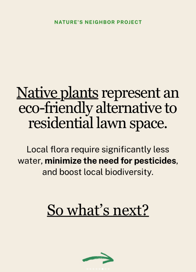 Natures Neighbors Project campaign photo, 2 of 7