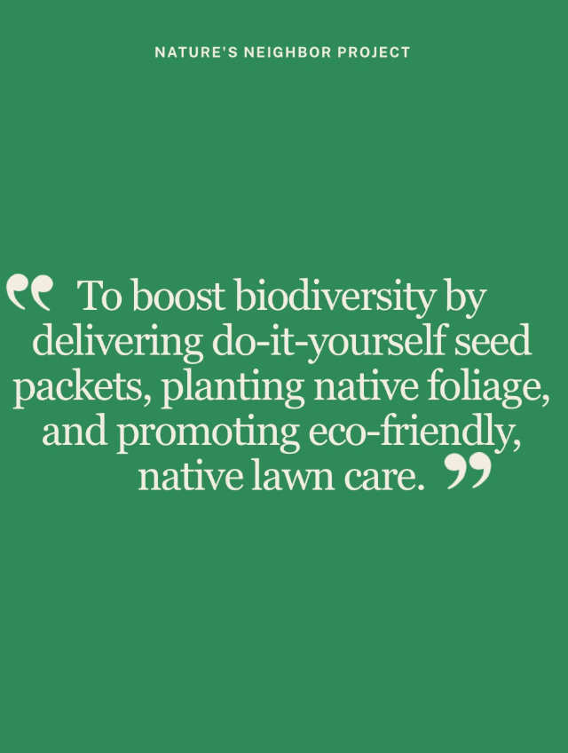 Natures Neighbors Project campaign photo, 4 of 7