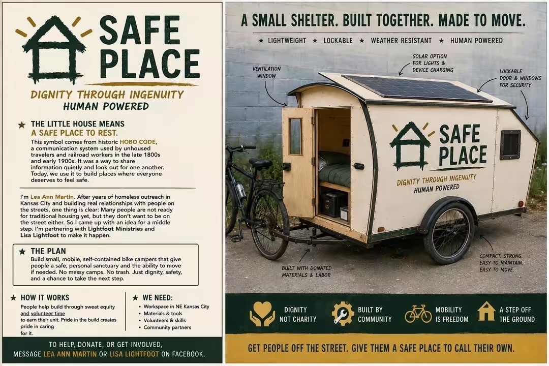 Safe Place- Building Mobile Shelters For Homeless People campaign photo, 7 of 8