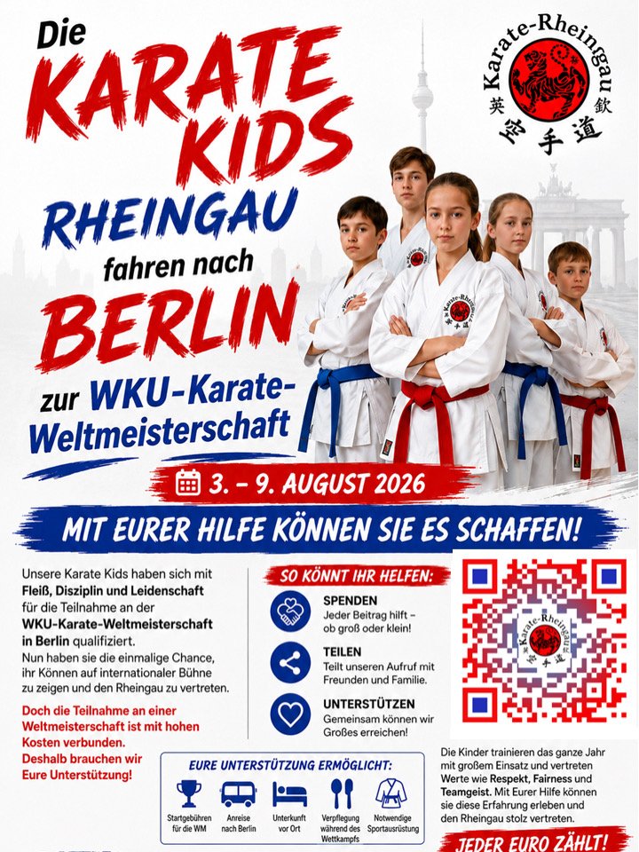 Karate Kids Rheingau möchten nach Berlin zur WM campaign photo, 2 of 5