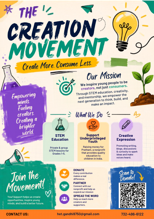 Creation over Consumption: The Creation Movement campaign photo, 2 of 4