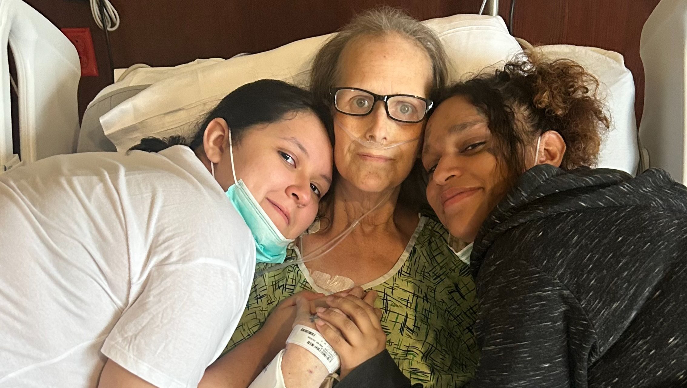 Holding our Mom, Sister, and Grandmother close as she fights