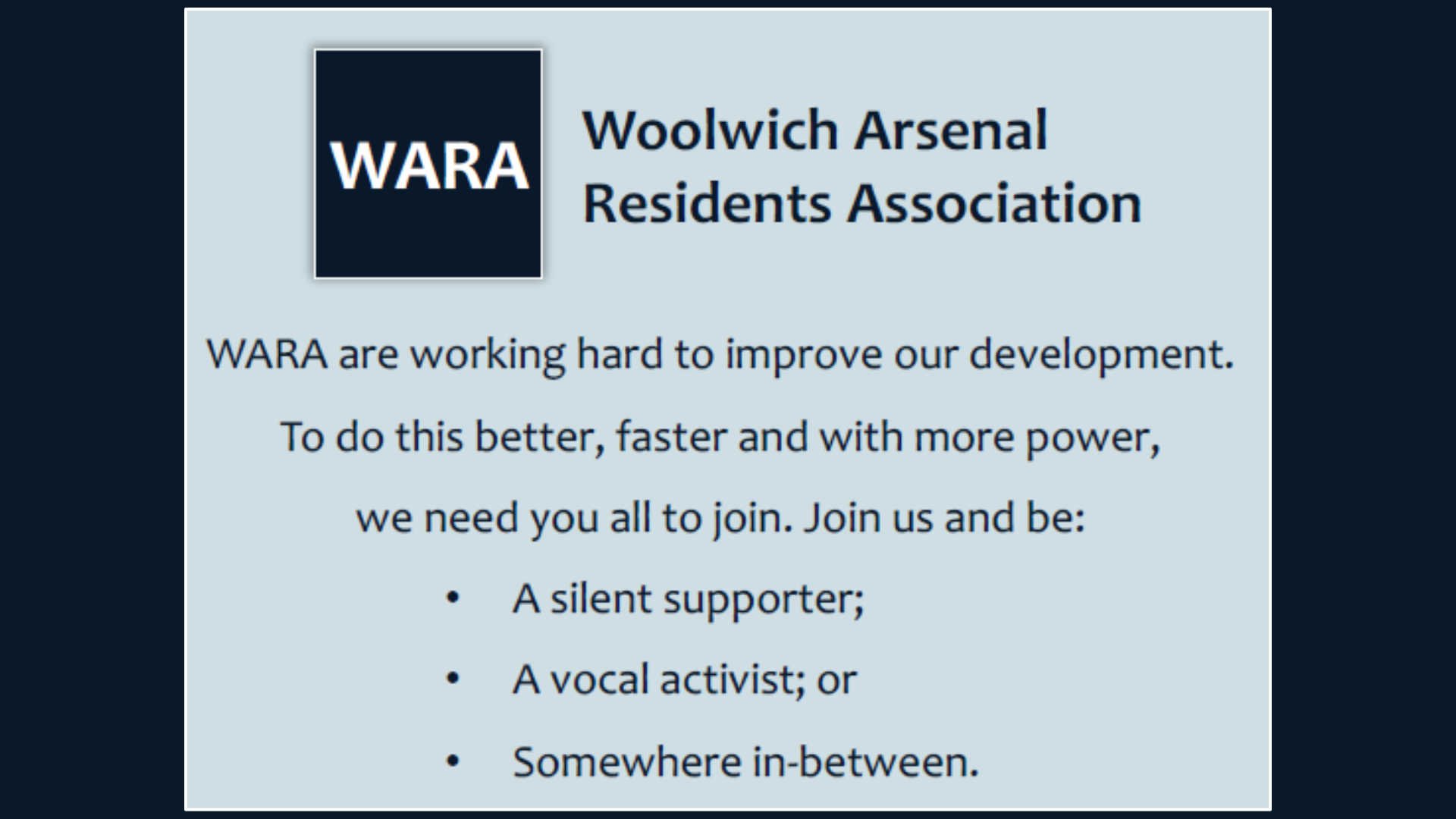 WARA: contribute to help fund the future of your development campaign photo, 5 of 6