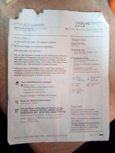 Help Vonnie Recover After Ankle Surgery campaign photo, 4 of 8