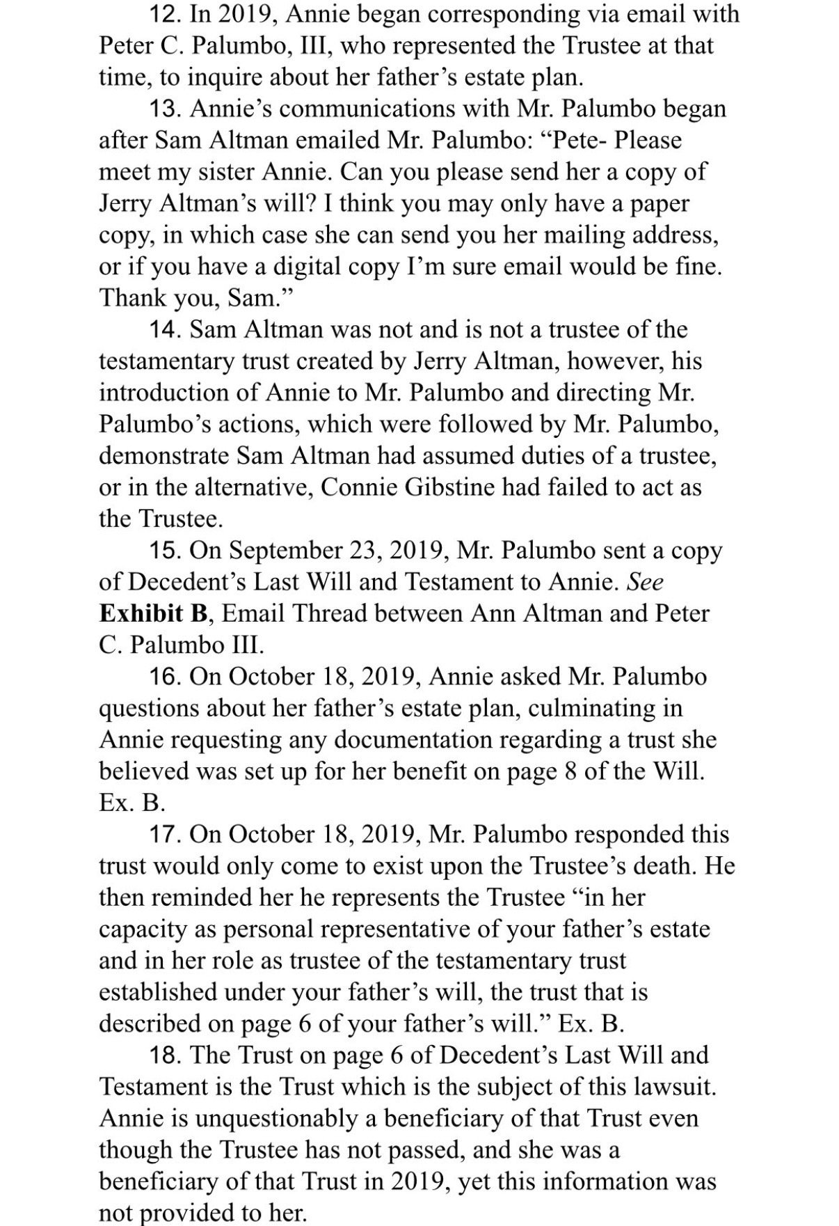 Help Annie Get Legal Support To Defend Jerry Altman's Wishes campaign photo, 7 of 8