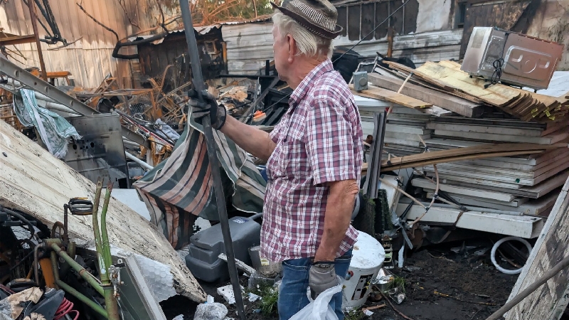 Help 83-Year-Old Pop Rebuild After Devastating Fire photo