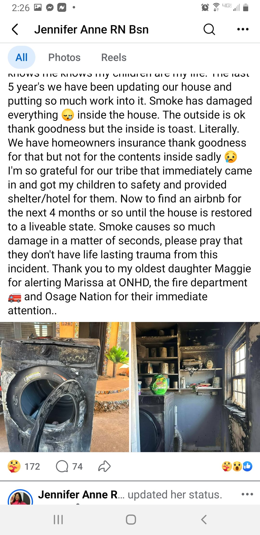 Help the Family Rebuild After Fire and Flood campaign photo, 6 of 8