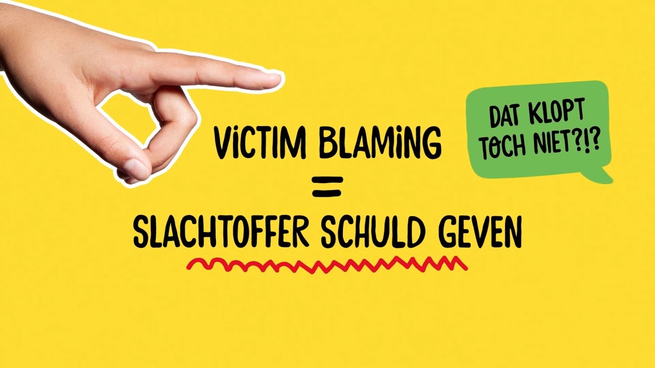 SLACHTOFFERS ZIJN GEEN DADERS: STOP DE SCHULDVERSCHUIVING campaign photo, 6 of 8