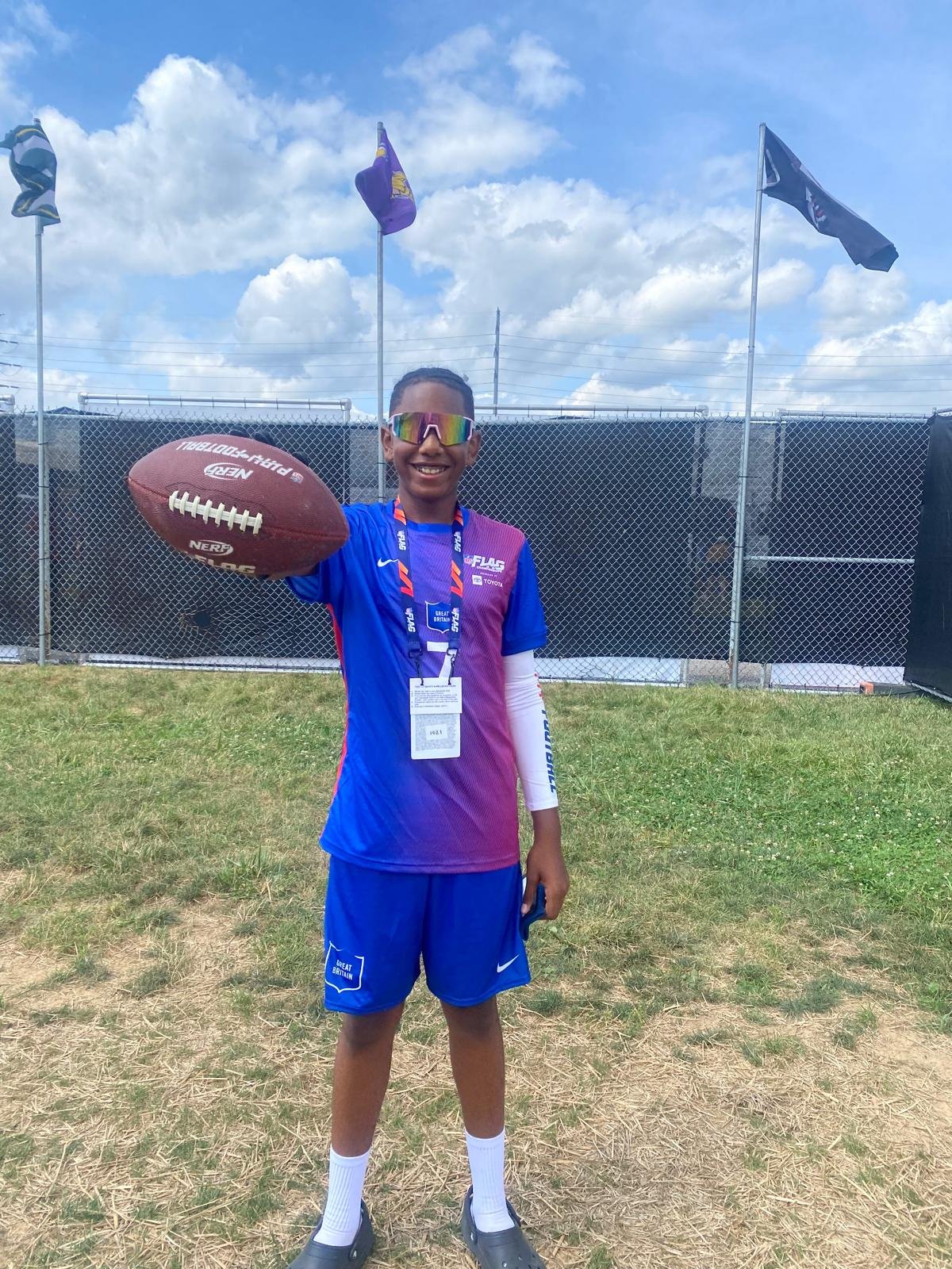 Help Jaiden go to the Flag Football Youth Euro Champs campaign photo, 2 of 5